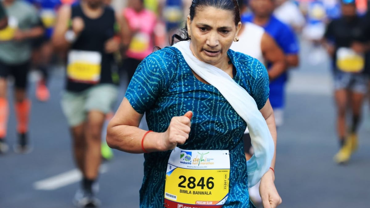 From Rohtak to Delhi, Bimla Banwala’s 100-race journey finds another milestone at Delhi Half Marathon