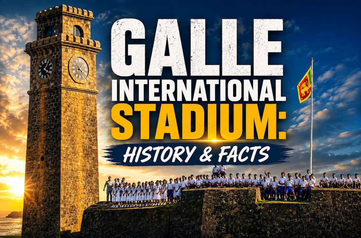 Galle International Stadium History facts India vs Sri Lanka