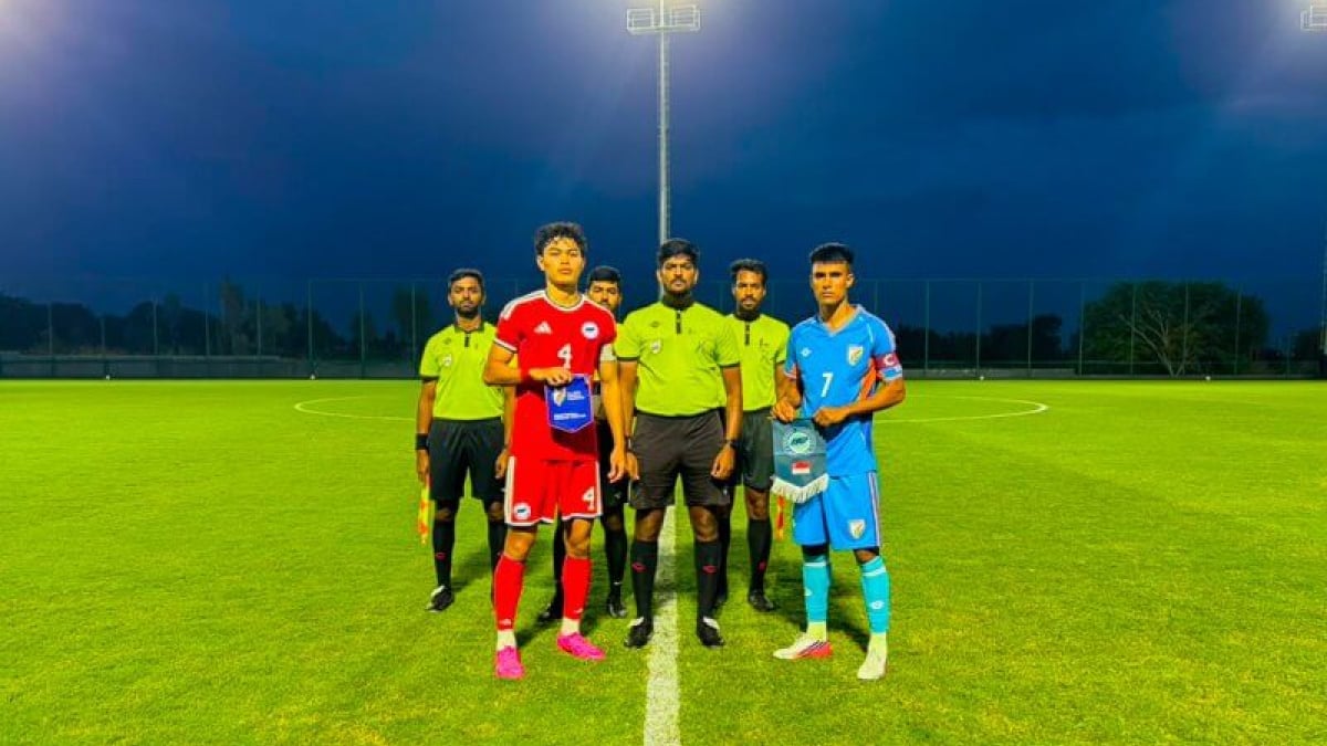 India U20 men defeat Singapore in first friendly