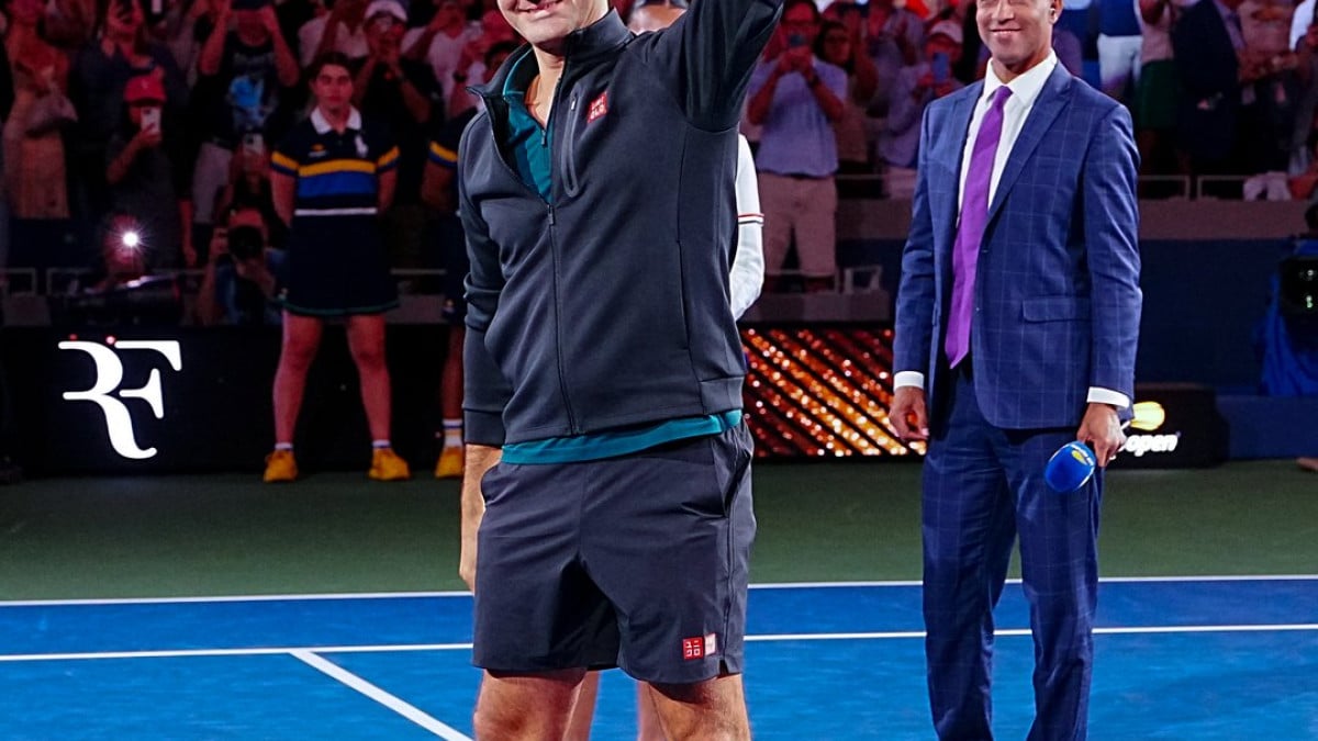 ‘It’s great to be back in New York’: Federer returns to US Open for memorable exhibition night