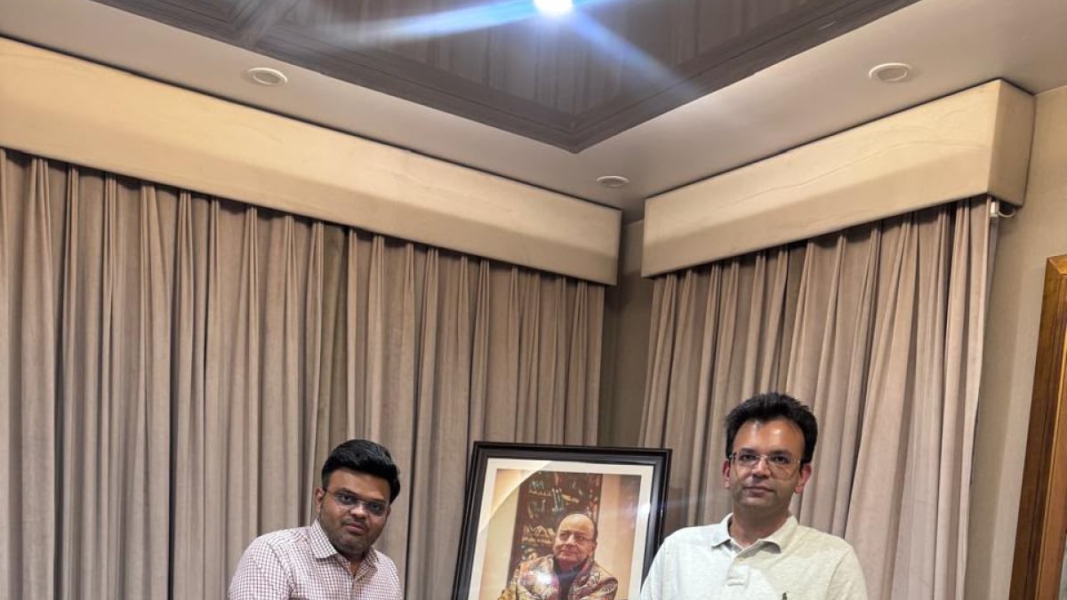Jay Shah visits DDCA prez Rohan Jaitley to pay tribute to Late Arun Jaitley