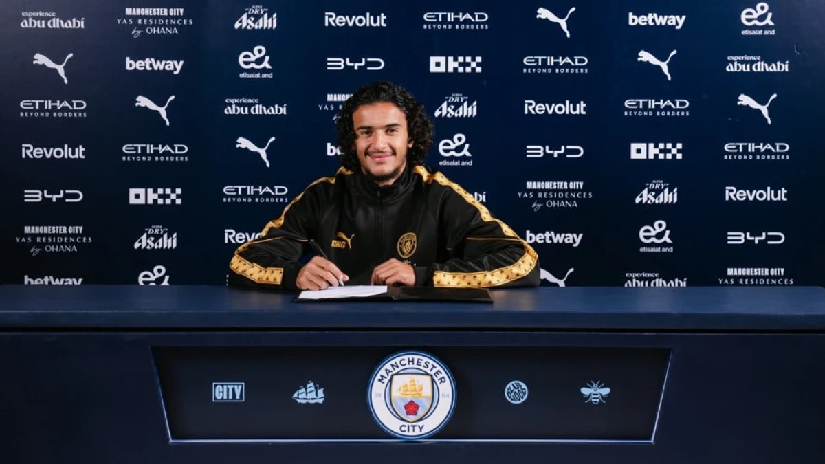 Moroccos Ayyoub Bouaddi joins Manchester City on five-year deal
