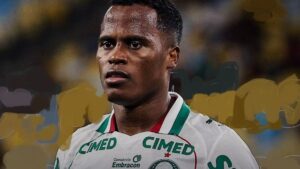 Palmeiras midfielder Arias sidelined with injury