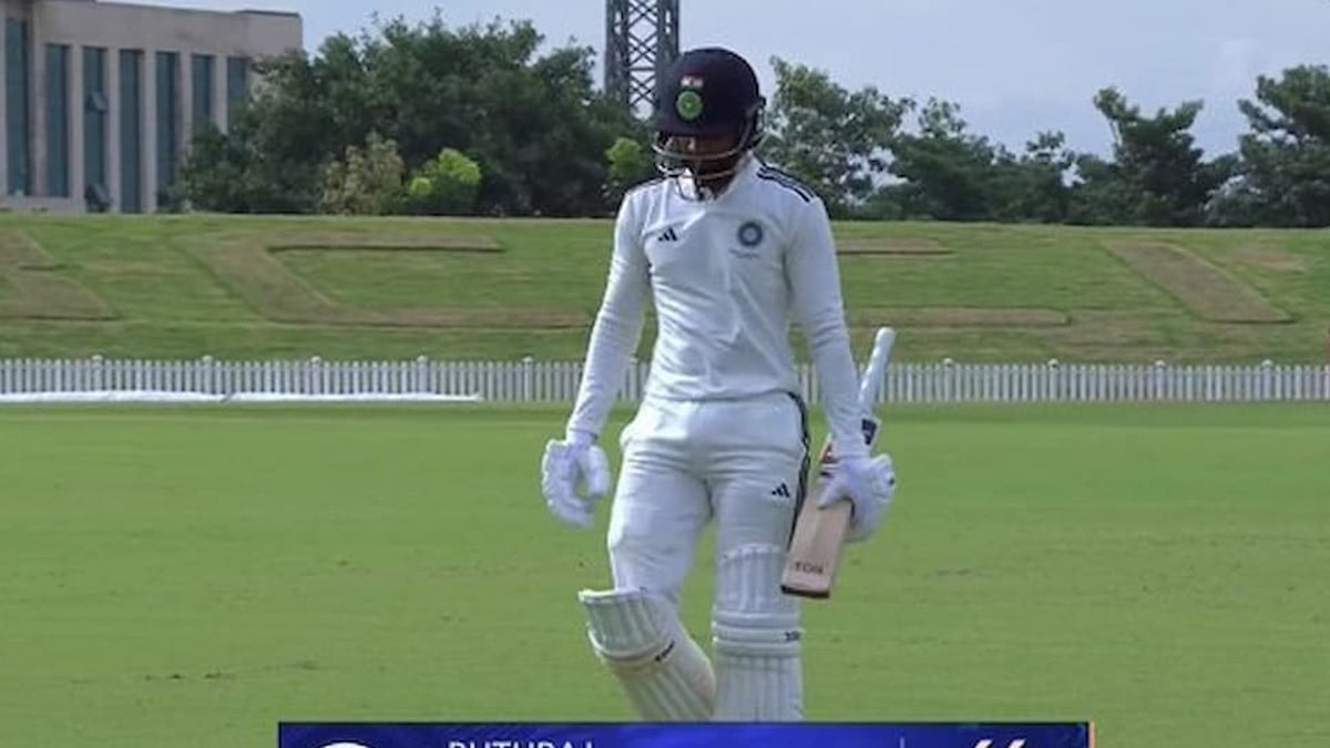 Duleep Trophy 2026-27:  नॉर्थ जोन के खिलाफ पहली बार फर्स्ट क्लास क्रिकेट में रनआउट हुए Ruturaj Gaikw
