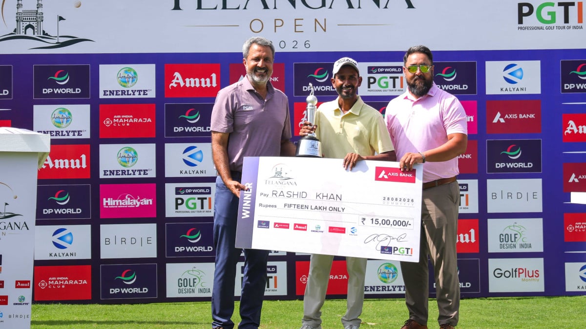Telangana Open: Rashid Khan wins by three-shot margin to end seven-year-long title drought