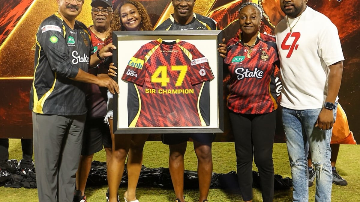 Trinbago Knight Riders retire Dwayne Bravos jersey No.47