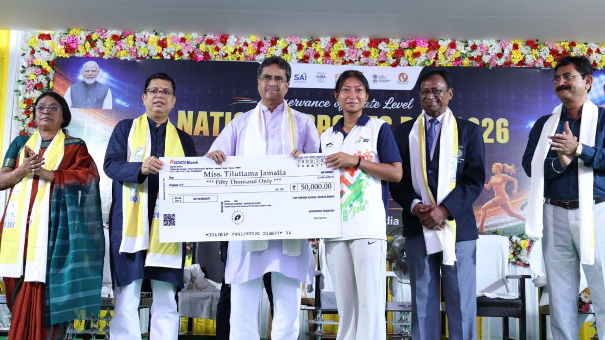 Tripura committed to upgrading sports infrastructure to international standards: CM Saha