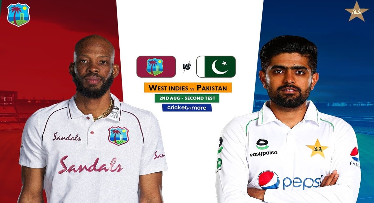 WI vs PAK 2nd Test Prediction, Match Preview And Playing XIs