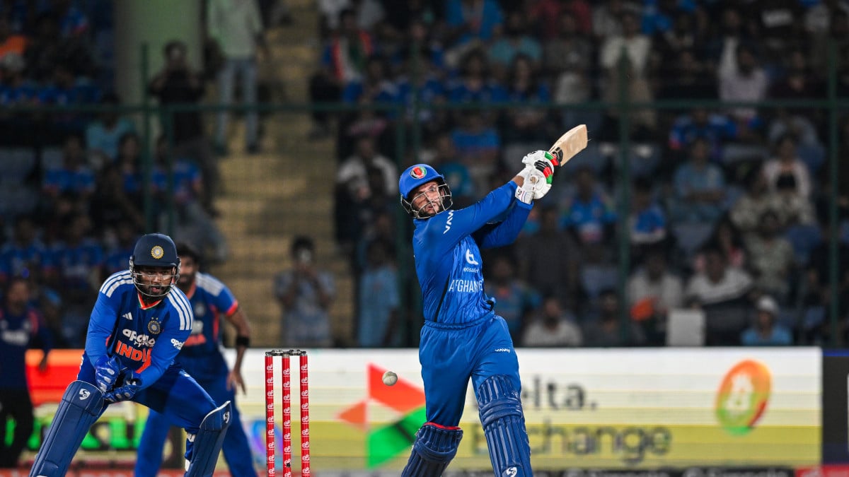 1st T20I: Omarzai’s late counter-attacking fifty takes Afghanistan to 156/8 against India