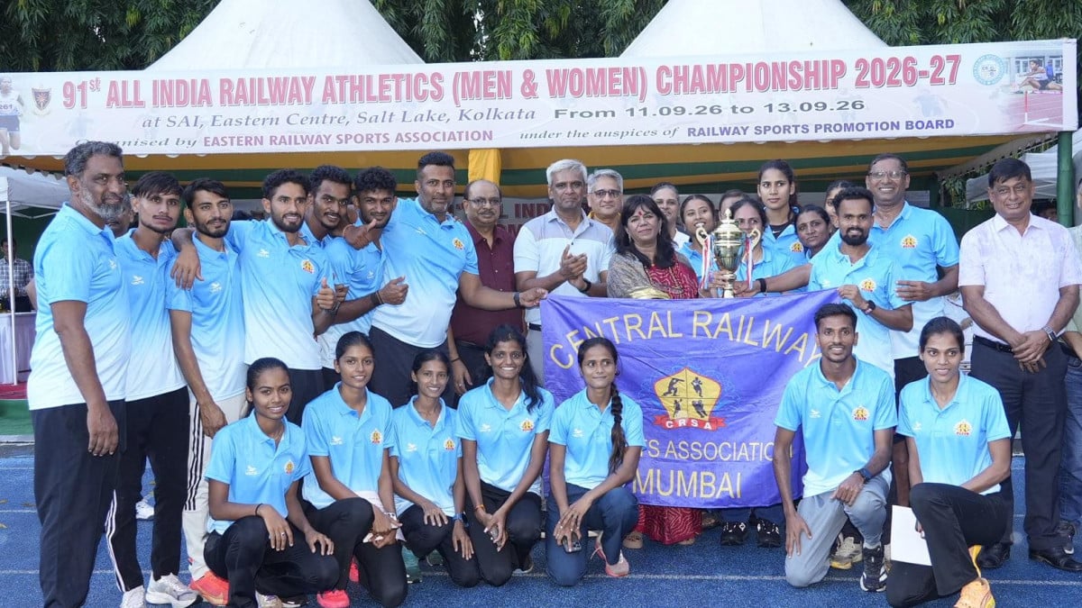 Central Railway emerges champion in Railway Athletics tournament