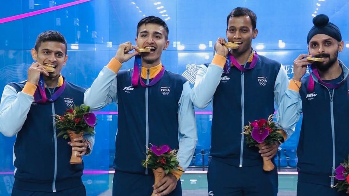 Defending champions Indian mens team top seeded as draws unveils for squash at Asian Games