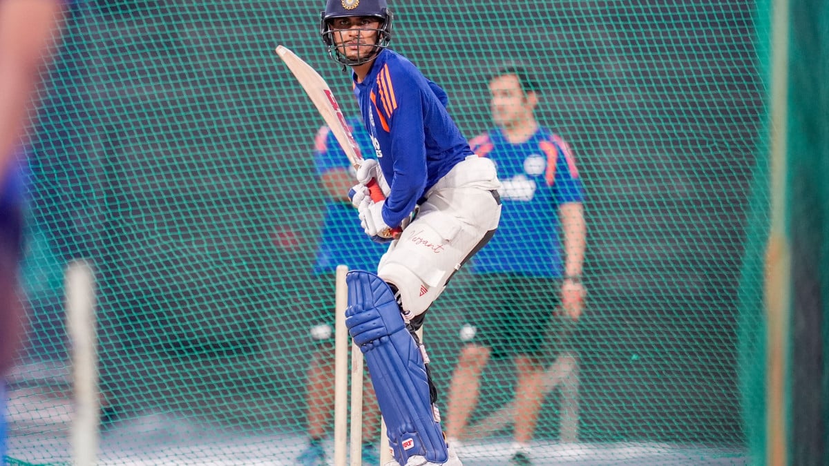 Gill suffers injury scare after being hit on elbow during net session ahead of first India-WI ODI