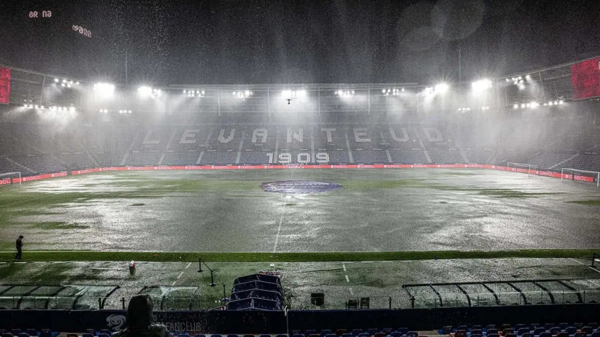 Levante-Athletic Bilbao La Liga match postponed after heavy rain in Valencia