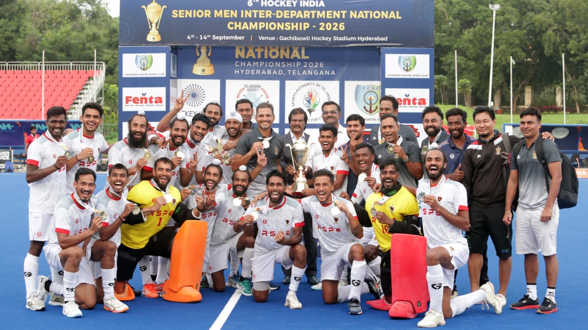 Sr Men Inter-Department National Hockey: Railway Sports Promotion Board clinch title