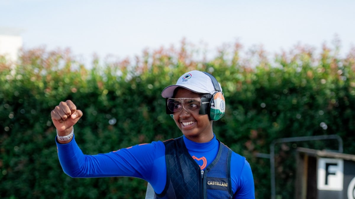 Yugan Sakthivel Muthukumaar wins Trap Men Junior gold in Porpetto