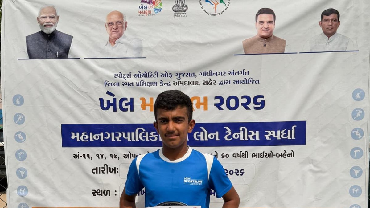 Adani Sportslines Khush Parikh wins gold; Shreeja bags bronze at Khel Mahakumbh 2026