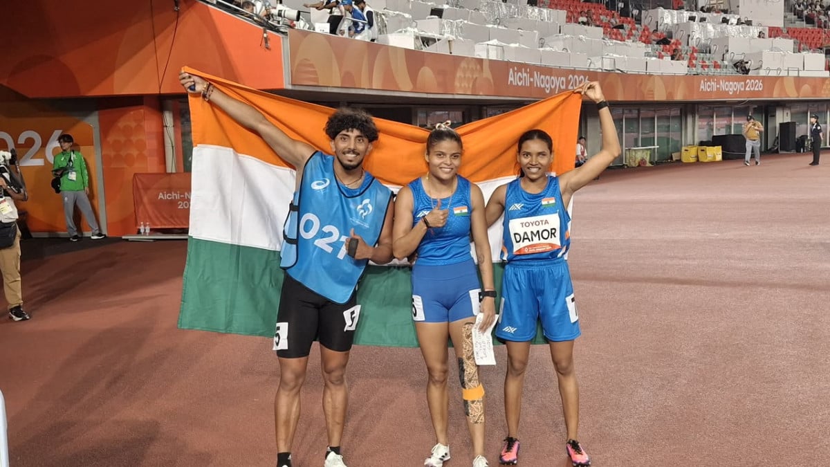 Asian Para Games: Simran wins gold, Tejalben bags bronze in womens 200m T12 category