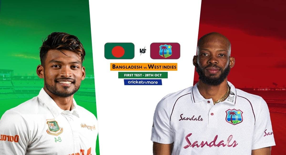 BAN vs WI 1st Test Prediction, Match Preview And Playing XIs