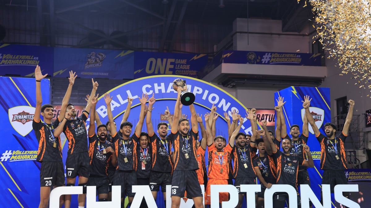 Delhi Dynamites rally past Emperia Marathas to win Volleyball Champions League title