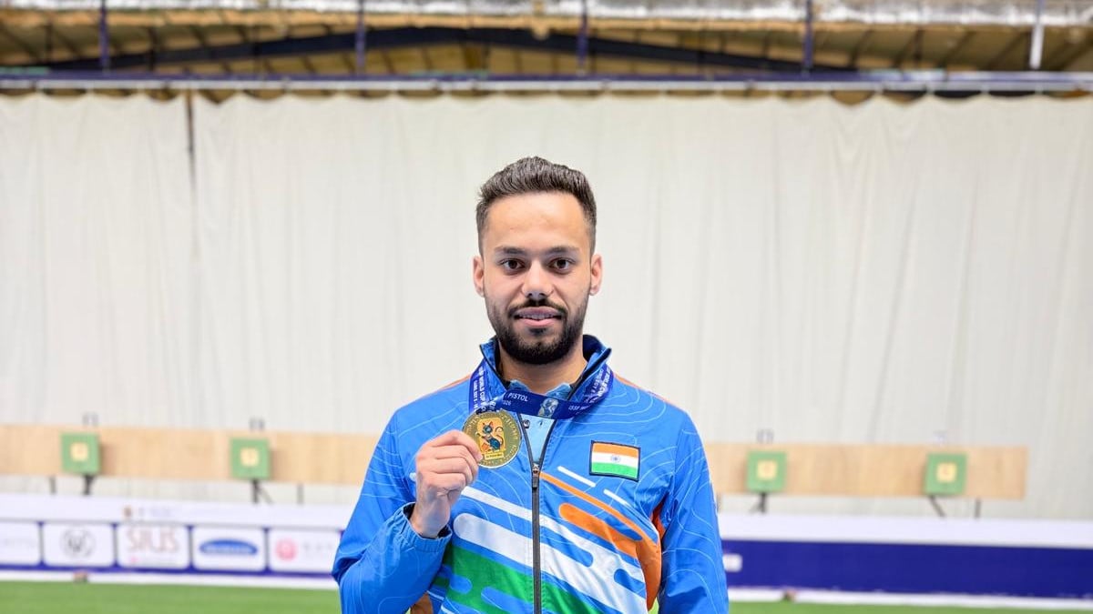 ISSF World Cup: Udhayveer Singh clinches gold in mens 10m air pistol