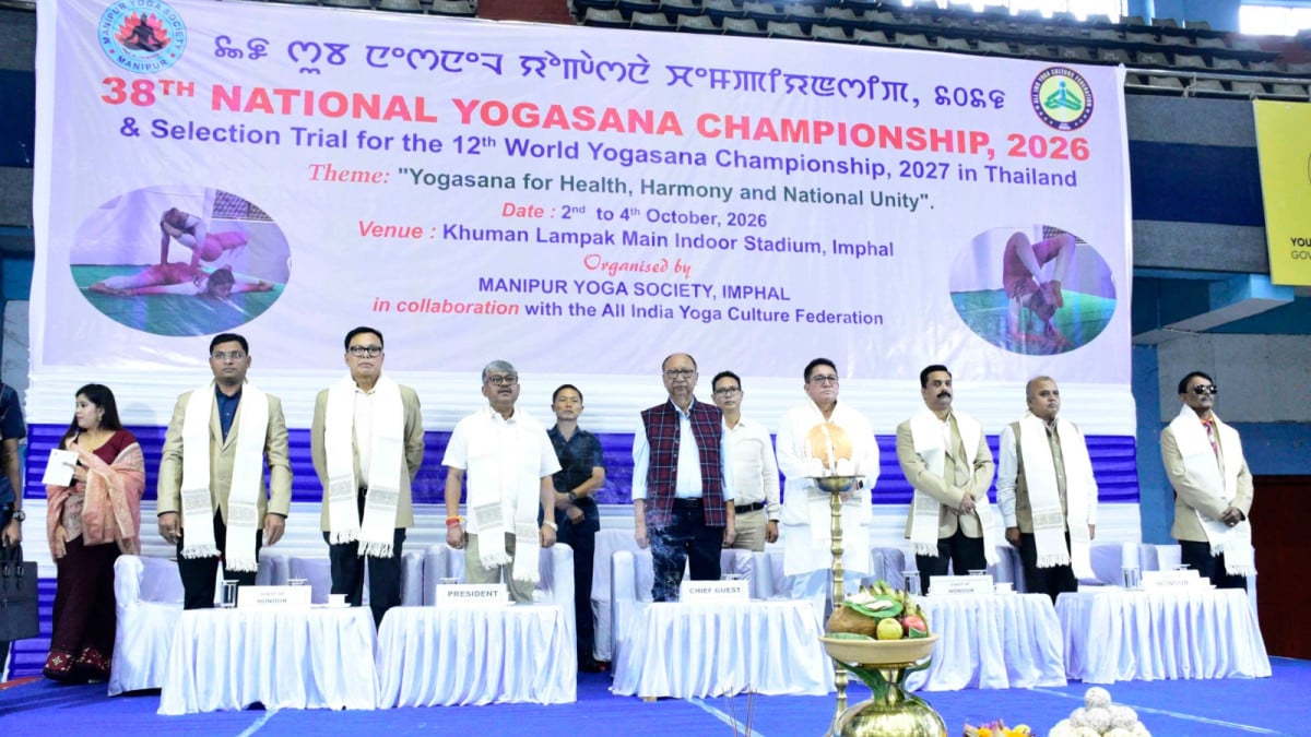 Manipur CM urges players to prepare for Yogasanas global sporting future