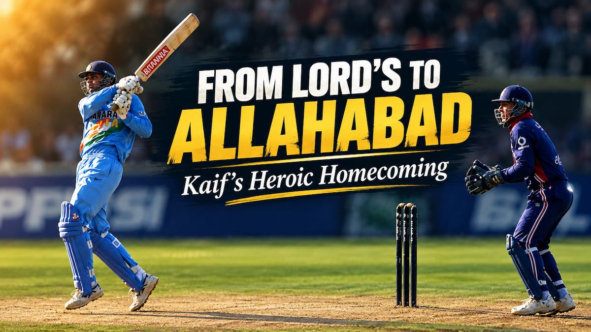 Mohammad Kaif Lords 87 vs England in Natwest Final