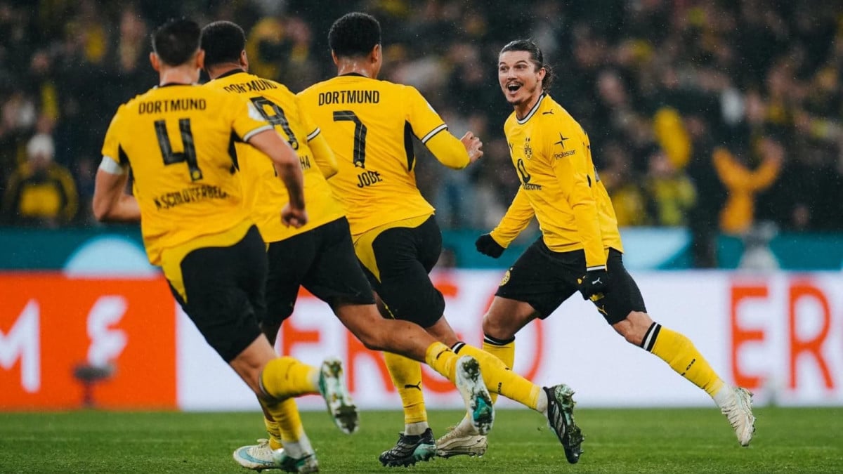 Sabitzer sends Dortmund into German Cup last 16