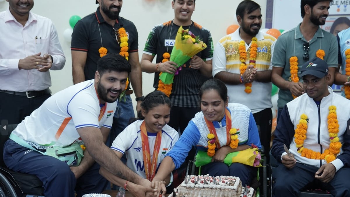 SAI centre Gandhinagar felicitates 2026 Asian Para Games medallists and coaches