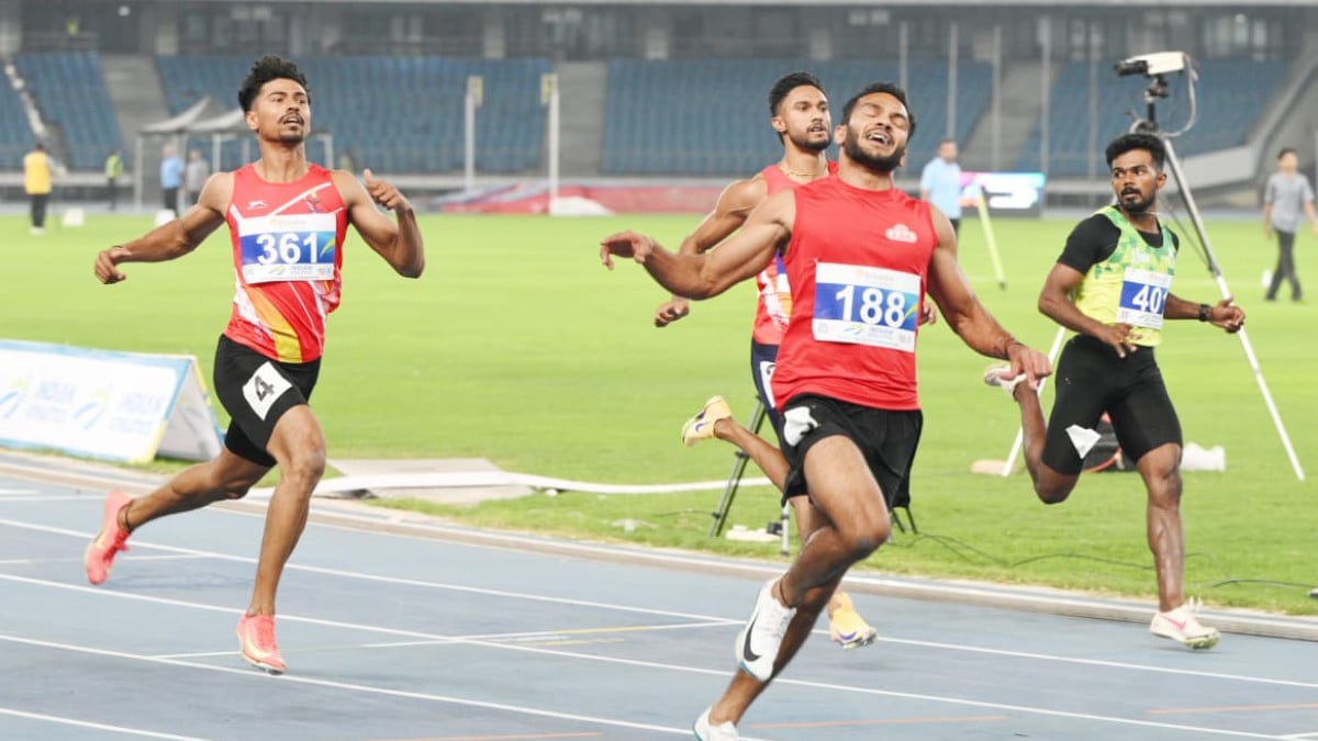Sprinter Manikanta Hoblidhar overcomes stomach cramps, wins 100m gold
