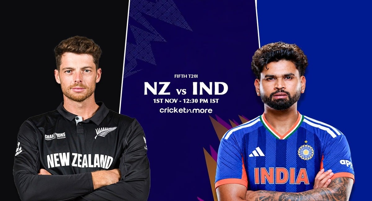 NZ vs IND 5th T20I Prediction, Match Preview And Playing XIs